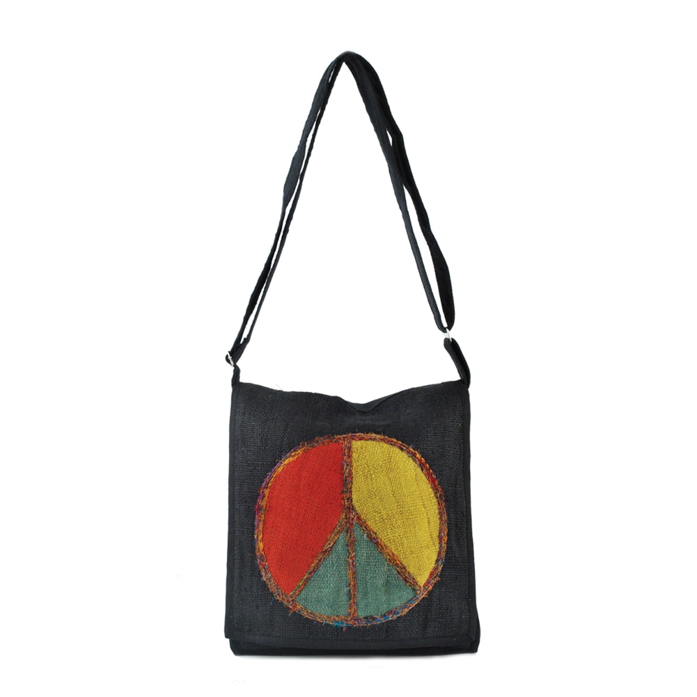 Shop Handmade Rasta Peace Messenger Bag (Nepal) - Free Shipping On ...