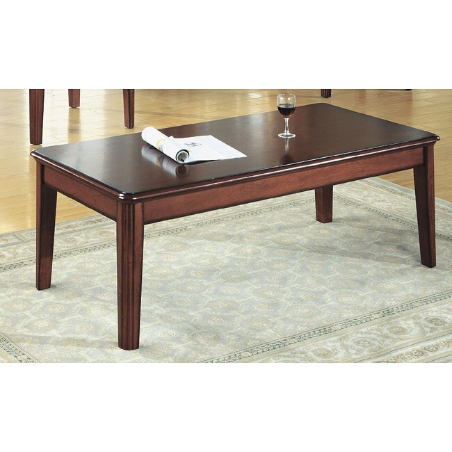 Cherry Veneer Louis Philippe Cocktail Table Free Shipping Today 14334949