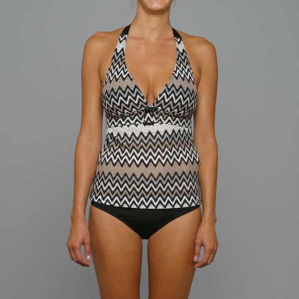 Perry Ellis Swim Women's 'Point Taken' Tankini