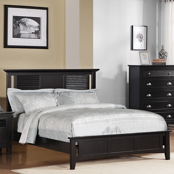 Medway Full-size Dark Cherry Wood Bed - 14335078 - Overstock.com ...