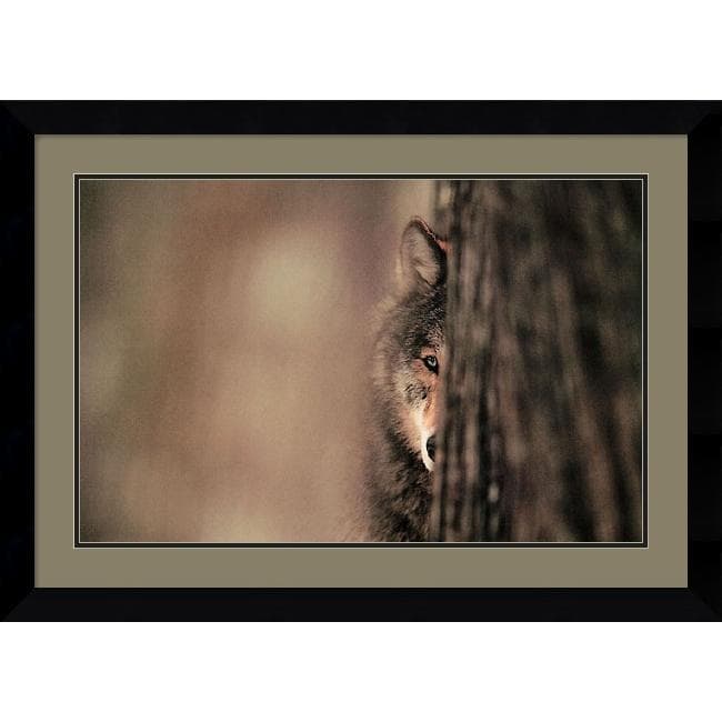 Jim Brandenburg Gray Wolf Framed Art  