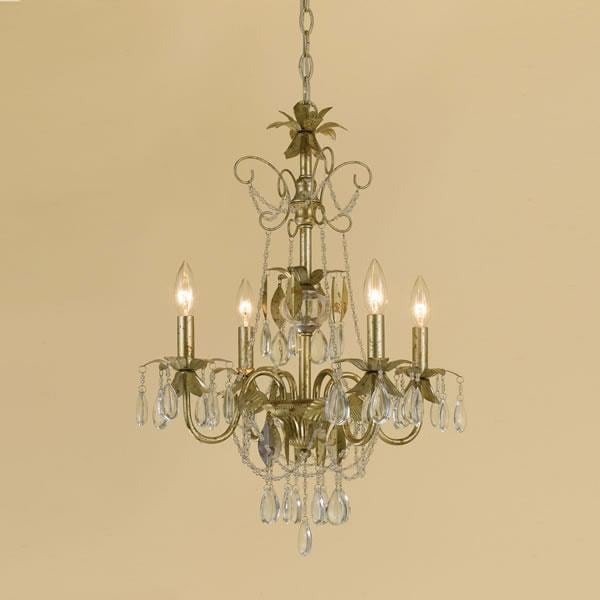 Aaron 4 light Gold Chandelier Chandeliers & Pendants