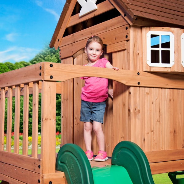 backyard discovery montpelier all cedar swing set