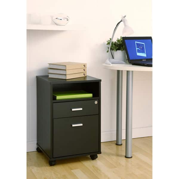 Shop Furniture Of America Stanton Rolling File Cabinet Free