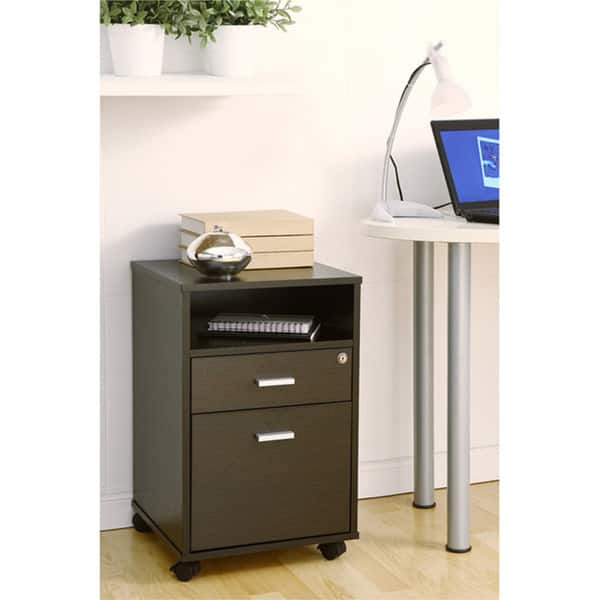 Shop Furniture Of America Stanton Rolling File Cabinet Free