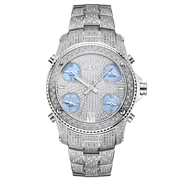 diamond stainless steel watch