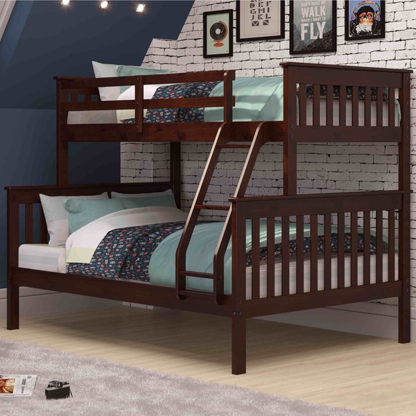 mission full loft bed