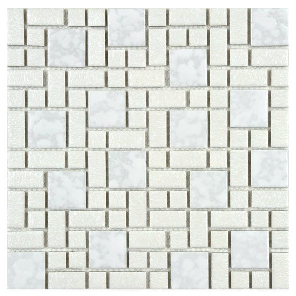 Somertile Academy White Floor and Wall Tile (Case of 10)  