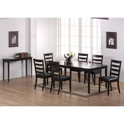 Cappuccino Cherry Veneer 42 x 60 x 78 inch Dining Table