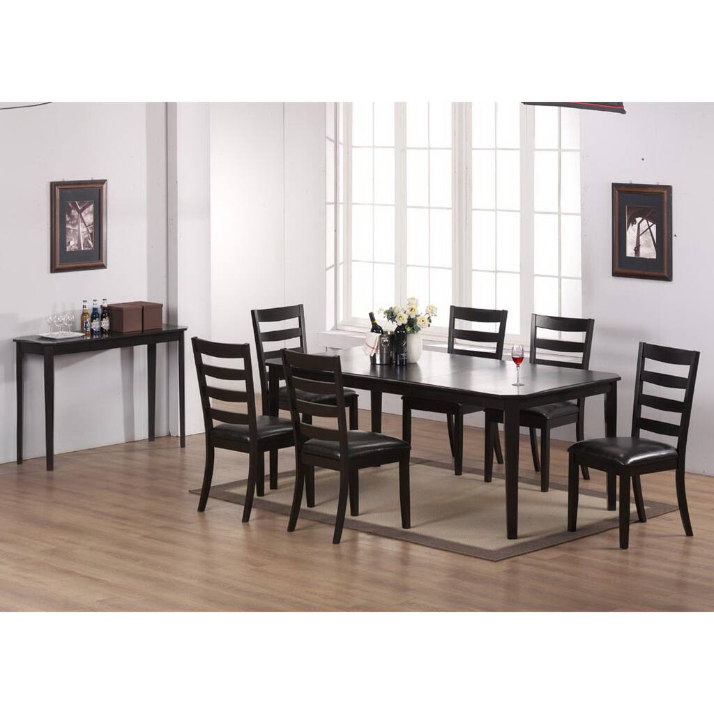 Cappuccino Cherry Veneer 42 x 60 x 78 inch Dining Table