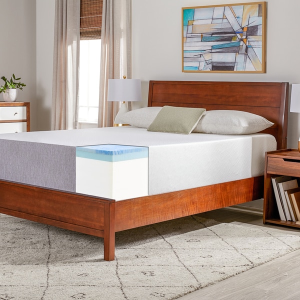 Shop OSleep 14inch Medium Firm Gel Memory Foam Mattress