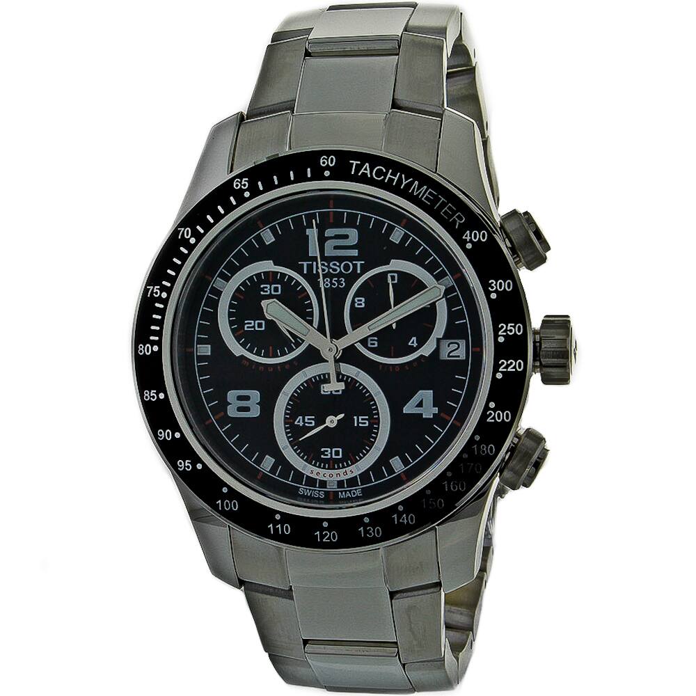 Tissot Men's 'V8' Chronograph Stainless Steel Watch