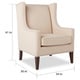 preview thumbnail 7 of 6, Copper Grove Whitmore Lindy Wingback Chair