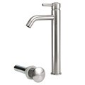 Brushed Nickel Tall Vessel Filler Faucet