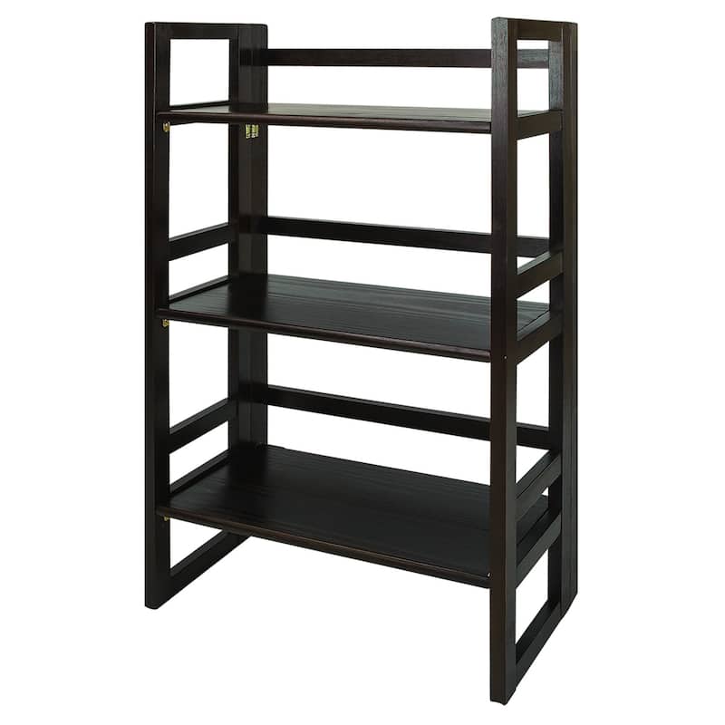 3-Shelf Folding Student 20.75-inch Wide Bookcase
