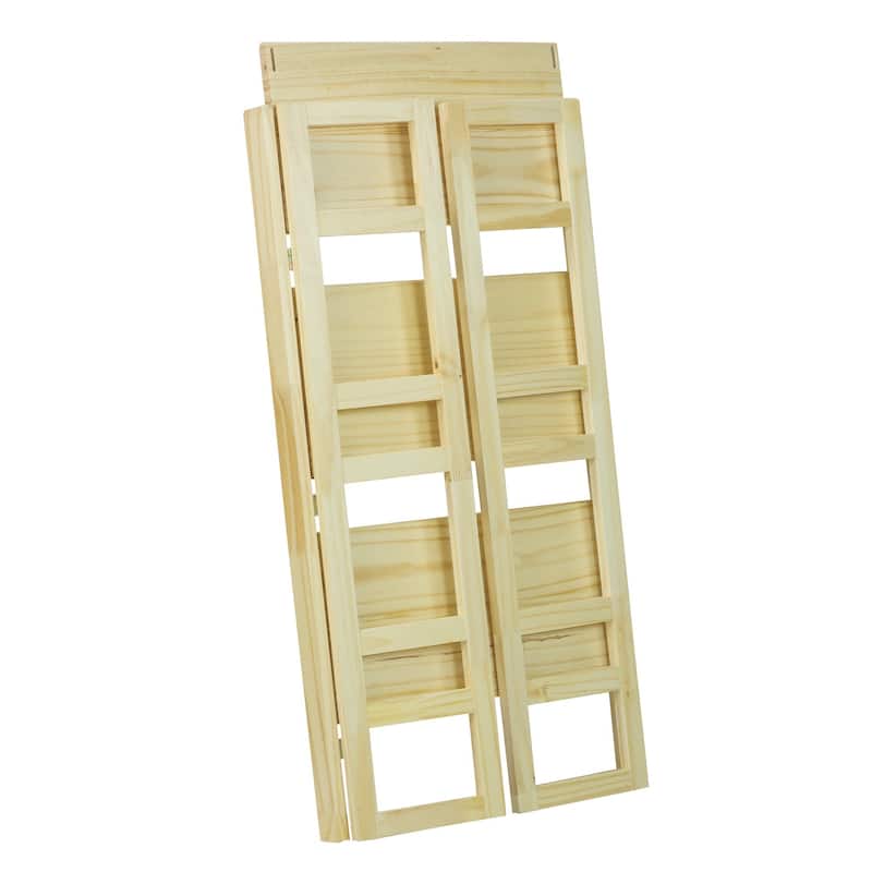 3-Shelf Folding Student 20.75-inch Wide Bookcase