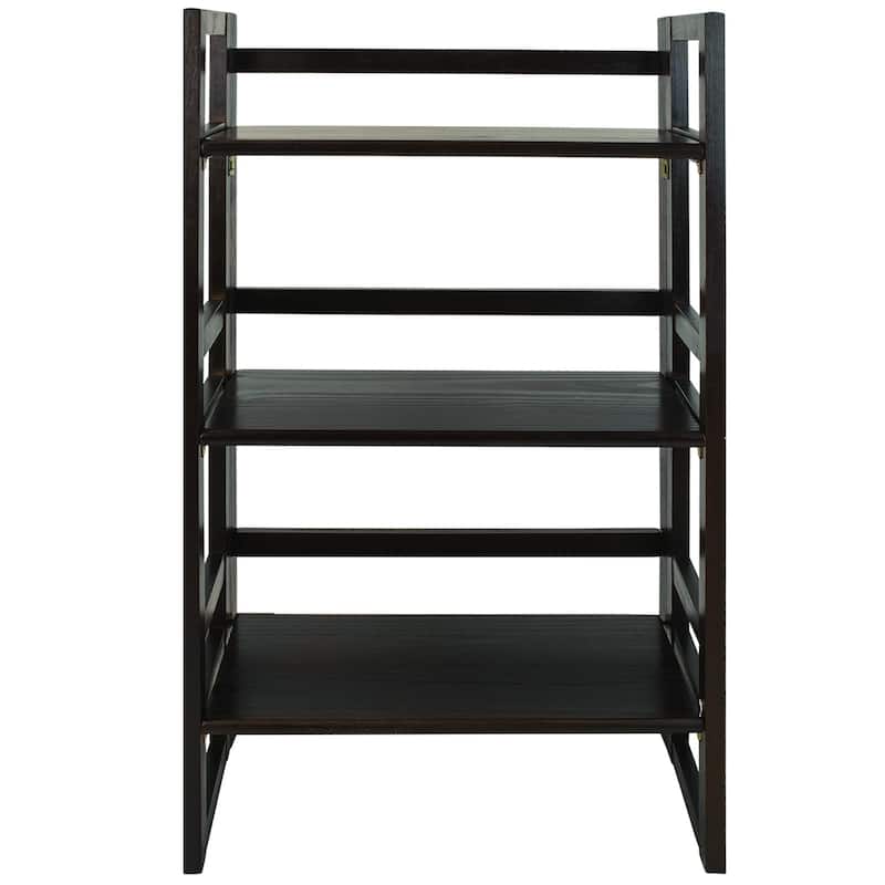 3-Shelf Folding Student 20.75-inch Wide Bookcase