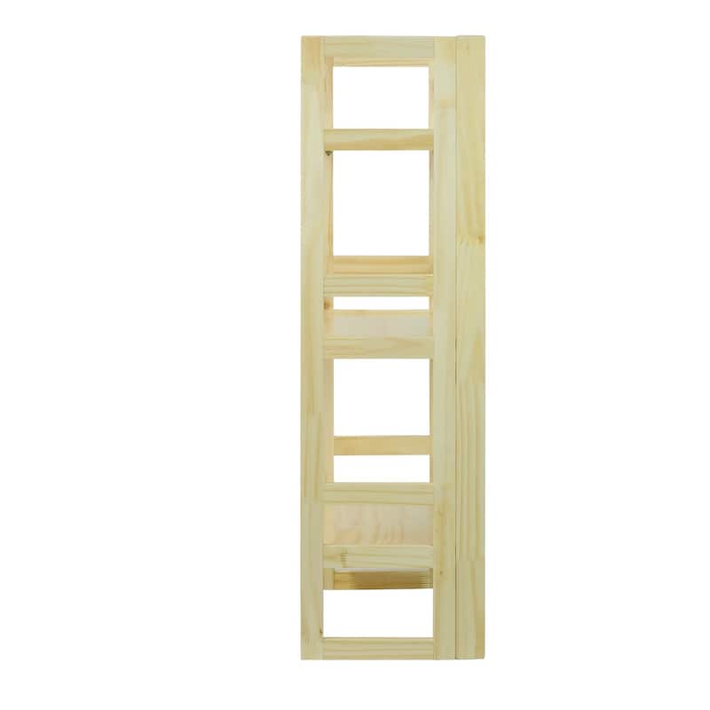 3-Shelf Folding Student 20.75-inch Wide Bookcase
