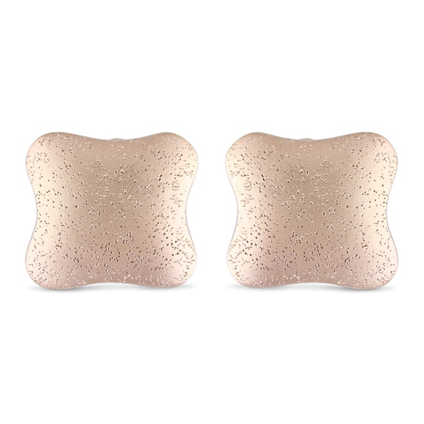 Miadora Gold-Plated Cushion-Shaped Earrings. Opens flyout.