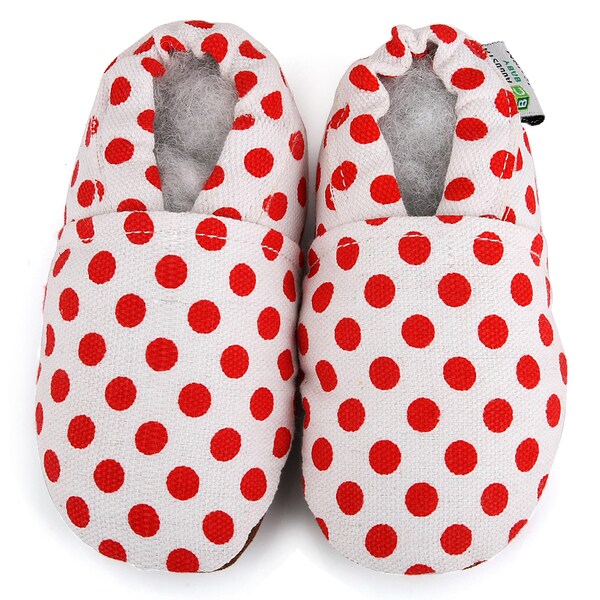 Red Dot Baby Soft Sole Canvas Shoe Augusta Products Girls' Shoes