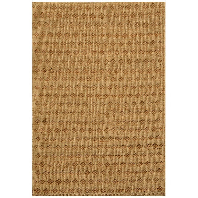 Hand Woven Designer 6 X 9 Jute Rug