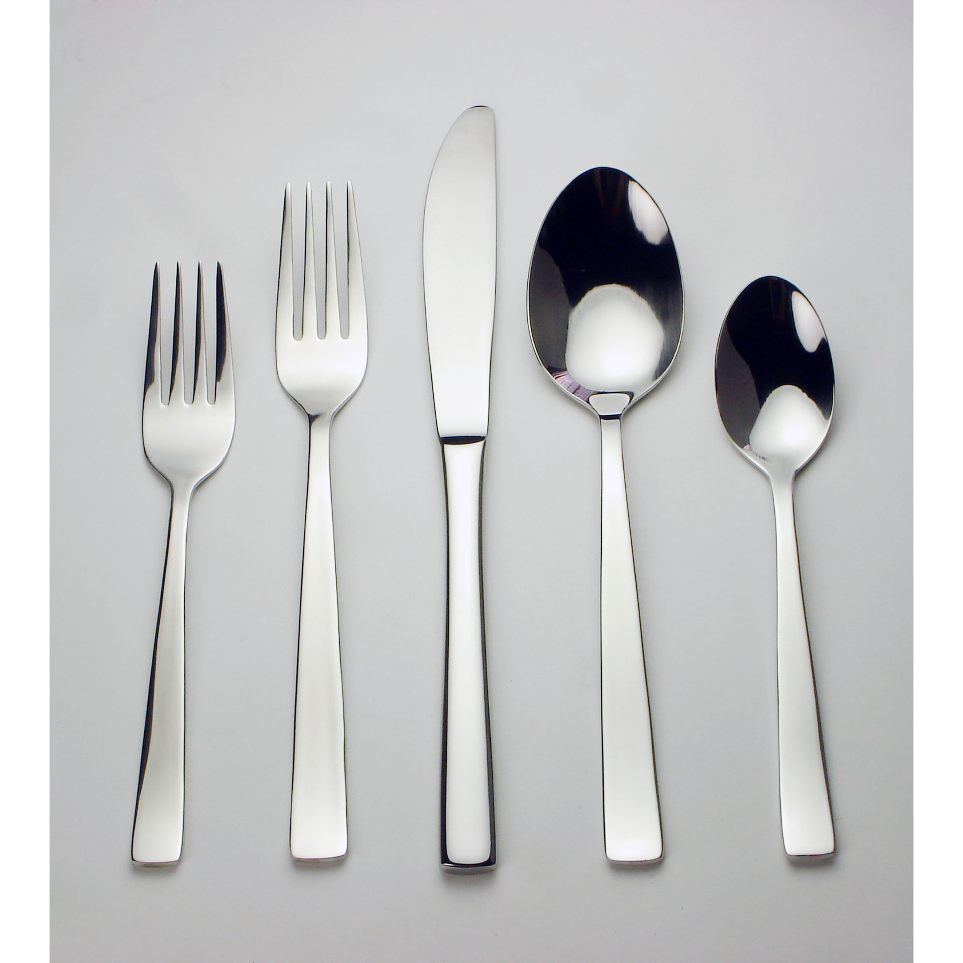 David Shaw Belarus Stainless Steel 45 piece Flatware Set