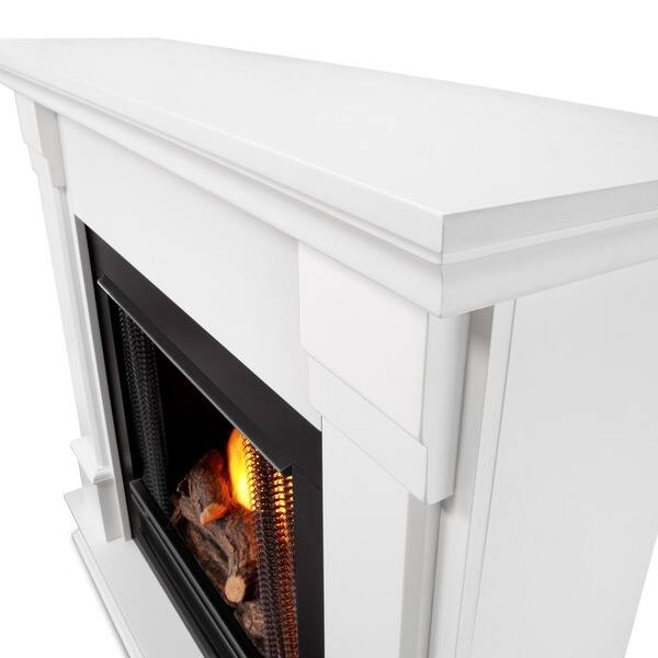 Shop Silverton White Gel Fireplace By Real Flame Overstock 6805712