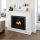 preview thumbnail 1 of 5, Silverton White Gel Fireplace by Real Flame