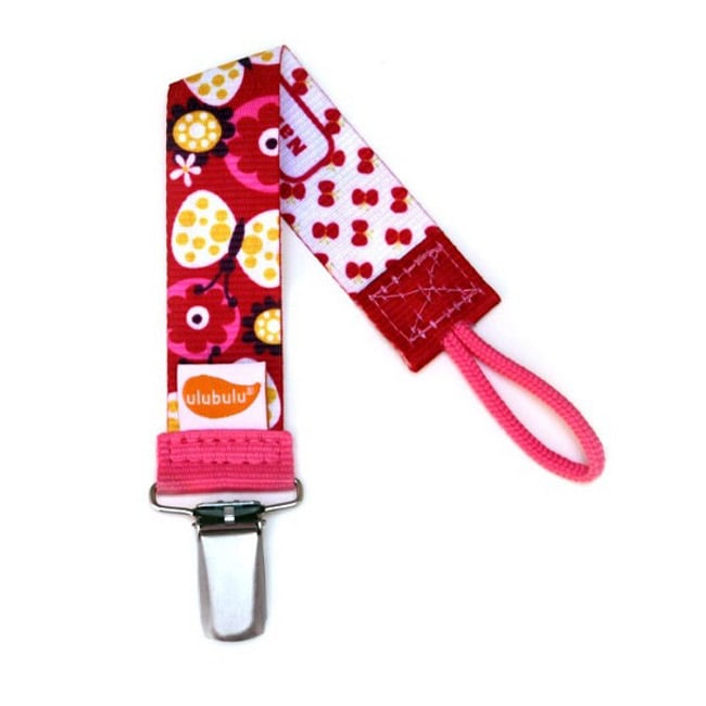 Personalized Pacifier Clip In Butterfly Kisses