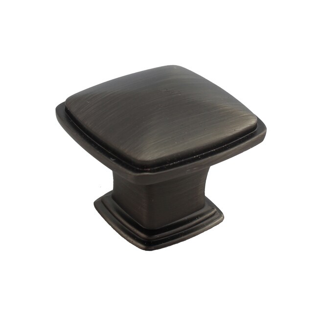 GlideRite Square Deco Satin Pewter Knobs (Pack of 10) Free