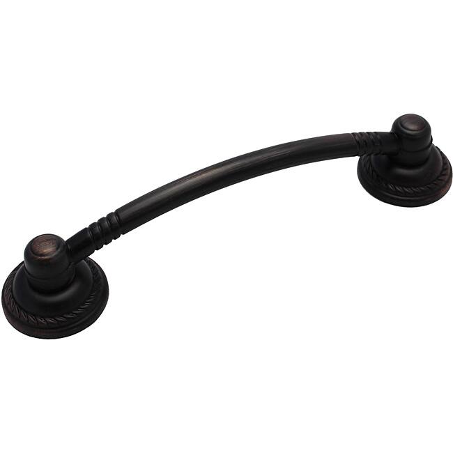 GlideRite Oil Brushed Bronze 4.75-inch Deco Rope Bow Cabinet Pulls (Pack of 10)