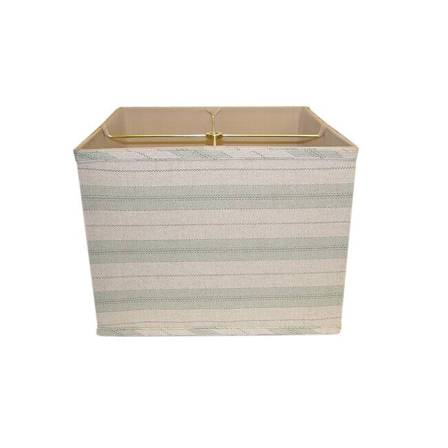 Blue Striped Linen Lamp Shade