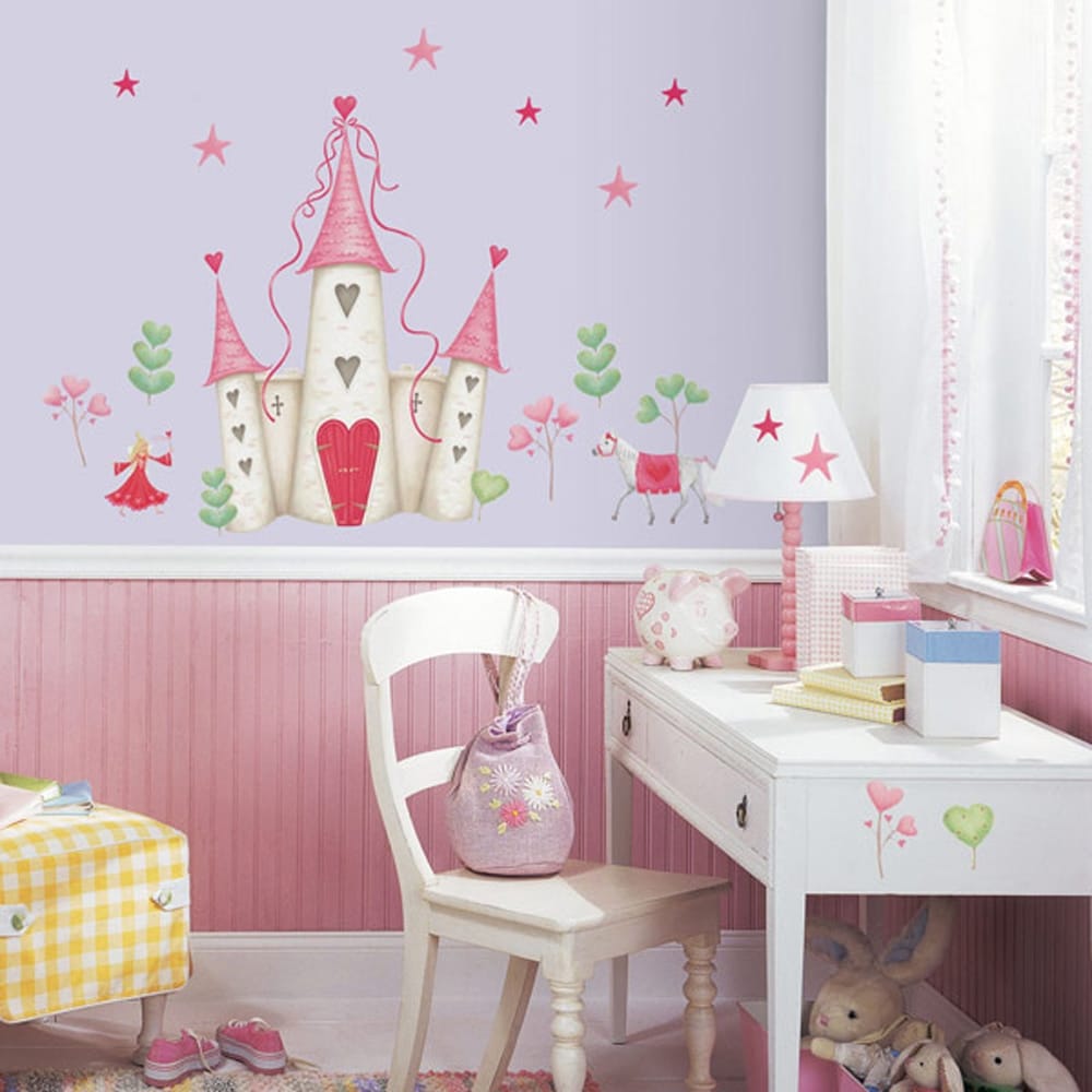 Shop RoomMates Princess Castle Peel and Stick Wall Decal Free