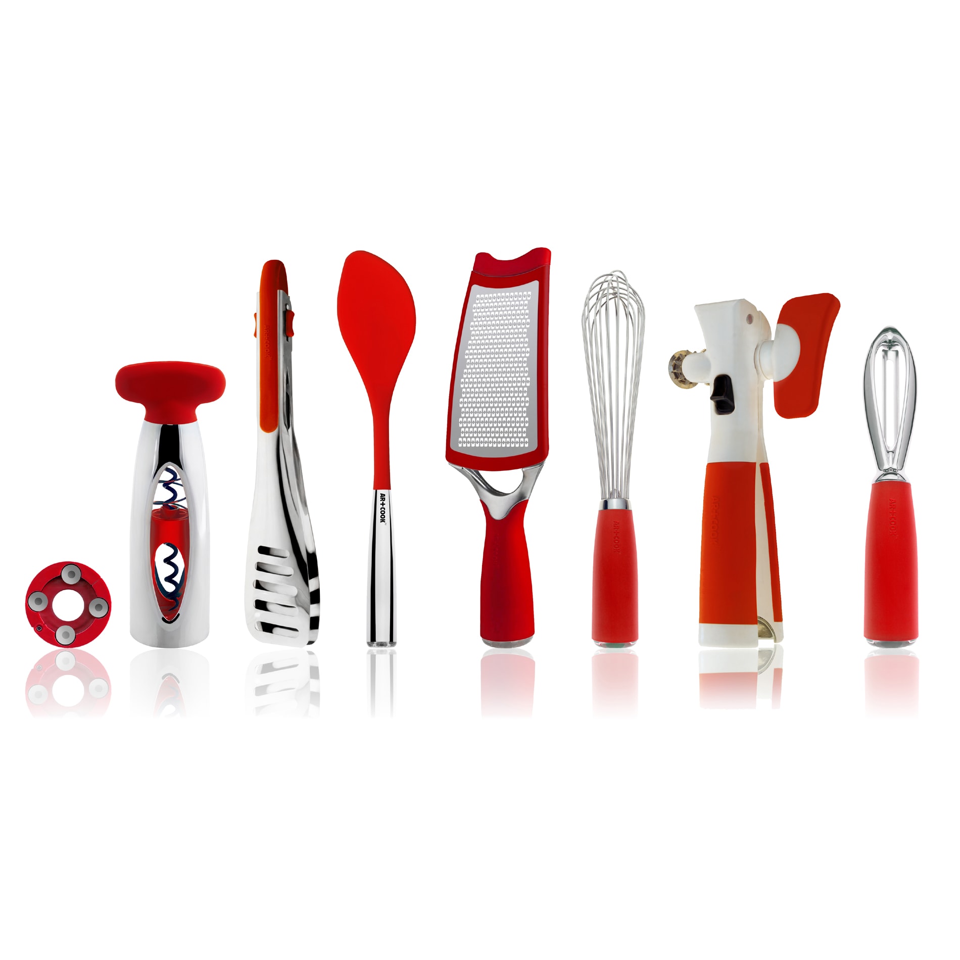 Art And Cook Red 8 Piece Kitchen Tool Set Free Shipping On Art And Cook Red 8 Piece Kitchen Tool Set Free Shipping On Orders Over 45 6808293