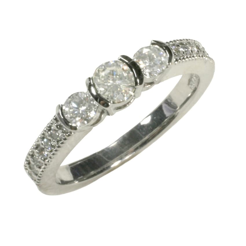 14k White Gold 5/8ct TDW Diamond Ring (G, SI1)