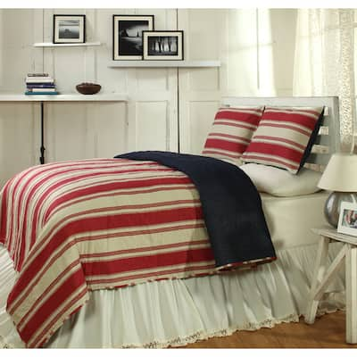 Canon Red 3-piece Quilt Set