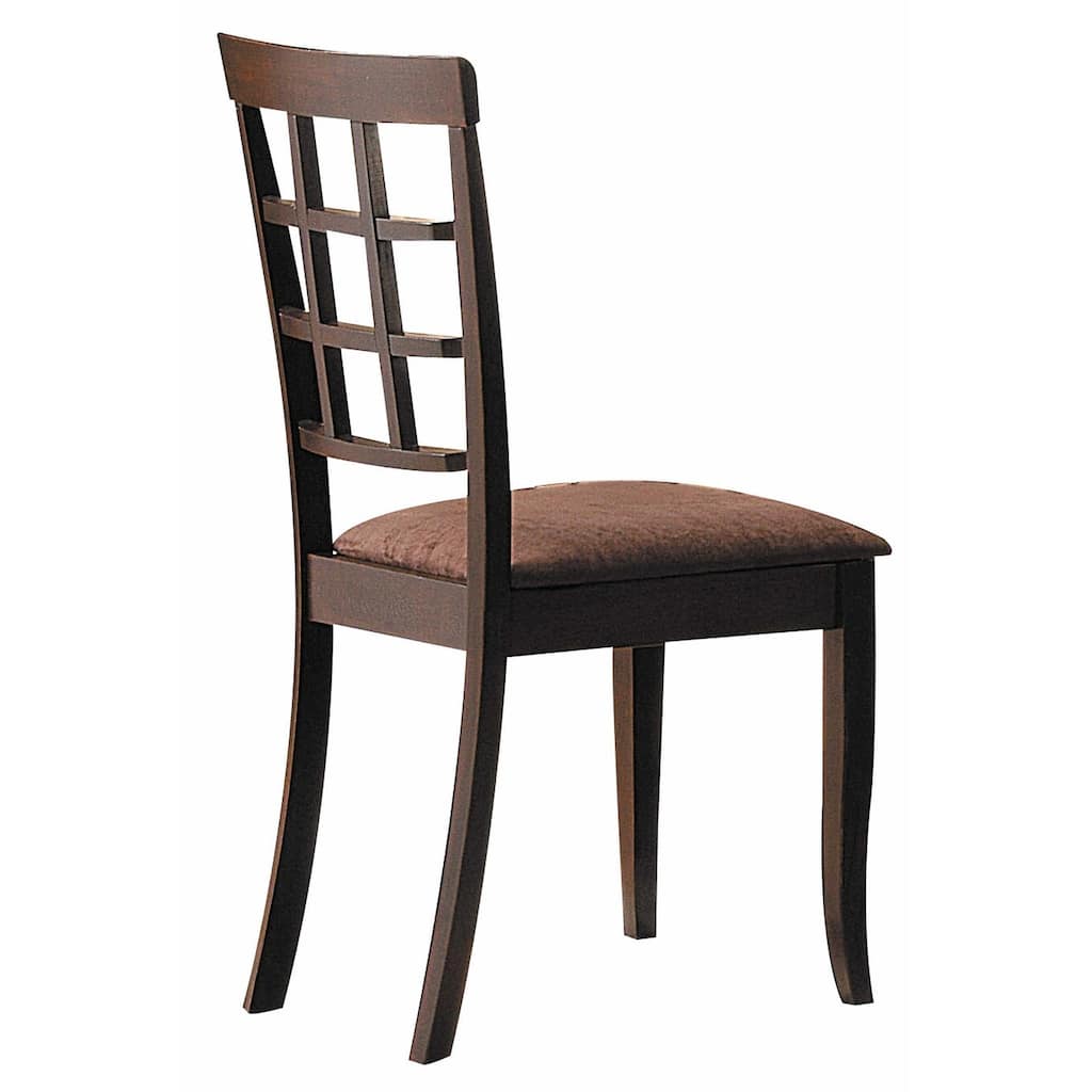 ACME Cardiff Espresso Dining Chair (Set of 2)