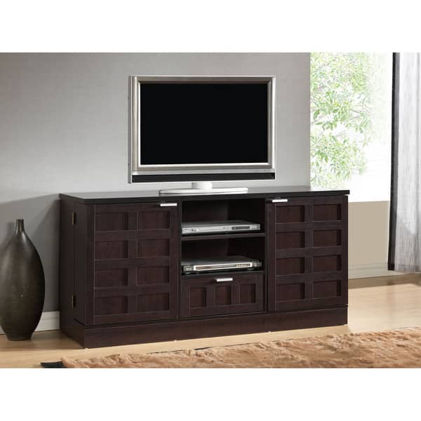 Shop Tosato Brown Modern Tv Stand And Media Cabinet Overstock