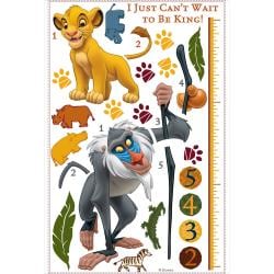 preview thumbnail 2 of 2, RoomMates The Lion King Rafiki Peel and Stick Giant Growth Chart