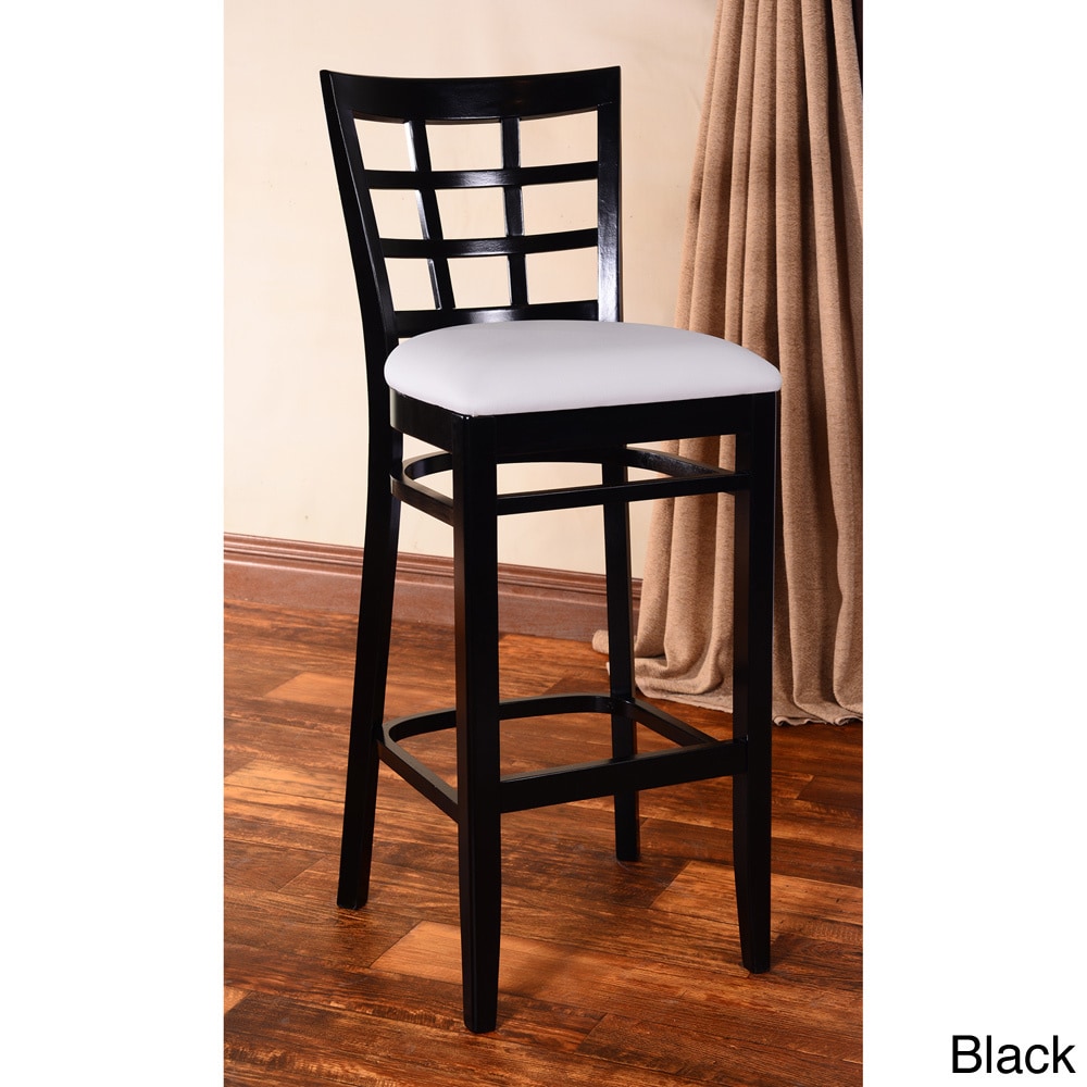 Lattice Beech Wood Barstool