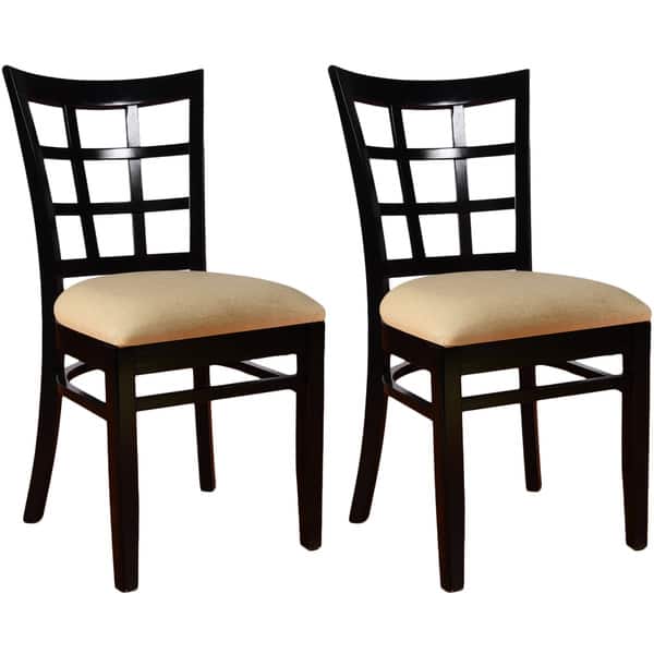 Lattice Dining Chairs Set Of 2 Overstock 6813625