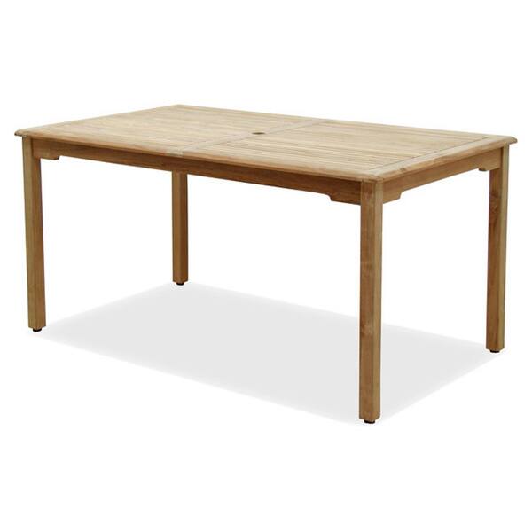 Shop Amazonia Teak Hartford Teak Dining Table - N/A - Free ...