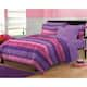 Tie Dye Purple  Pink 7-piece Bed In A Bag With Sheet Set - On Sale 