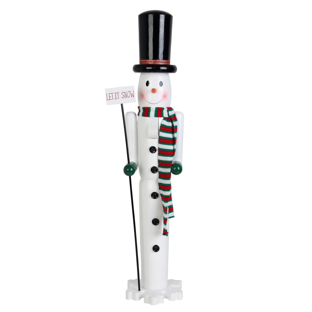 White Snowman Nutcracker (36 inch) - 14346601 - Overstock.com Shopping ...