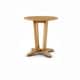 preview thumbnail 2 of 3, Teak Round Bistro Table - 1 Piece - 1 Piece