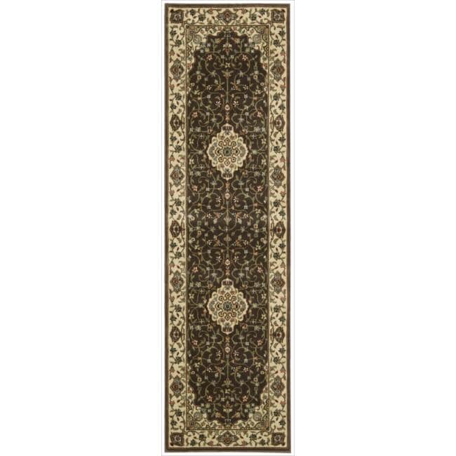 Nourison Persian Arts Brown Polyacrylic Rug (23 X 12)