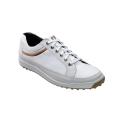 FootJoy Men's Contour Casual White/ Taupe Golf Shoes