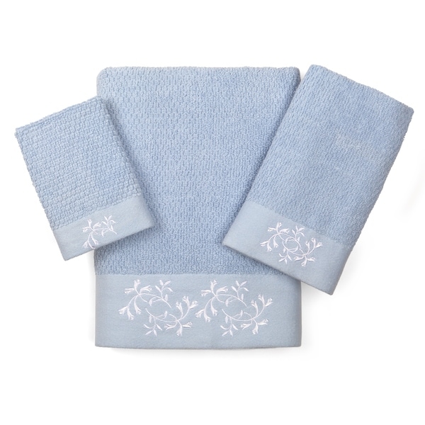 Florentine Garden Textured 3-piece Towel Set