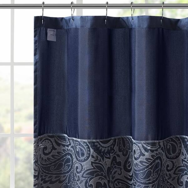 Shop Madison Park Whitman Jacquard Shower Curtain On Sale Free
