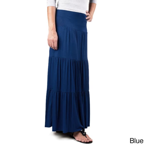 Shop Tabeez Women's Layered Maxi Skirt - Free Shipping On Orders Over ...